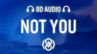 Alan Walker x Emma Steinbakken - Not You (Lyrics) | 8D Audio 🎧