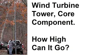 Tilting Telescoping Wind Turbine Tower Core Component, How High Does It Go?