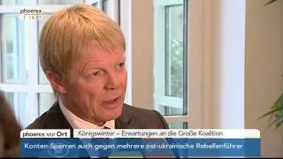 Mindestlohn - Reaktionen von Ingo Kramer & Reiner Hoffmann am 29.04.2014