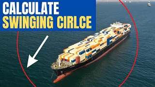 Swing Circle  |Anchoring | Ship handling | Merchant navy #lifeatsea #ships #anchor