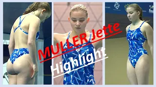 Women's Diving | Jette Muller | Beautiful German Junior Diver | 1M FINAL | KYIV 2021