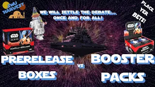 Pack Opening Prerelease Packs vs Booster Box Packs | SWU Harvest Opens Star Wars: Unlimited
