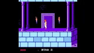 Prince of Persia level 2-4 NES/Famicom, Принц Персии уровень 2-4 денди