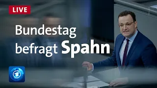 Bundestag befragt Gesundheitsminister Spahn