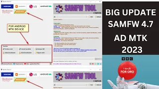 Samfw 4.7 New Big Update | Samsung FRP Remove Free toos 2023