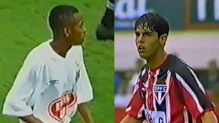 O dia em que Robinho enfrentou Kaká em um Sansão pelo Brasileirão de 2002