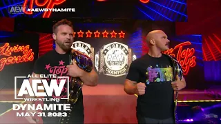 FTR entrance as AEW World Tag Team Champions: AEW Dynamite, May 31, 2023