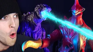 GODZILLA vs GIGAN REX Stop Motion! (Reaction)