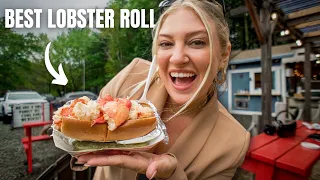 TRYING THE BEST FOOD IN BAR HARBOR, MAINE (lobster rolls, blueberry pie, popovers)