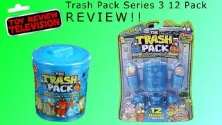 New Trash Pack Series 3, 12 Pack Toy Review Opening, Exclusive Colour Change!