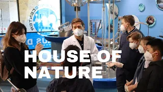 Junior High students visit the 'Haus Der Natur', a science & natural history museum