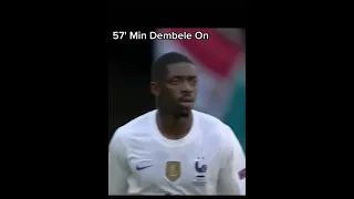 Dembele comes on and off in France vs Hungary #shorts #euro2020 #ronaldo #messi