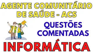 SIMULADO AGENTE COMUNITARIO DE SAÚDE | Questões Comentadas de Informática