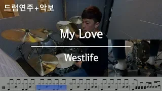 My Love - Westlife / 드럼,DrumCover,연주,악보,필인,배우기