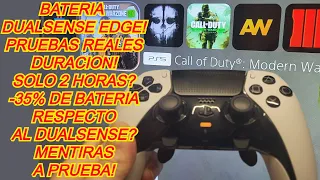 PRUEBAS REALES DURACION BATERIA DUALSENSE EDGE PS5! LA VERDAD SOBRE EL NUEVO MANDO PROFESIONAL