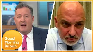 Piers in a Fiery Clash With Vaccine Minister Over COVID Border Testing | Good Morning Britain