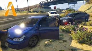 PRIUS HITS A TRUCK HEAD-ON (LIFE FLIGHT HELICOPTER ) | FiveM (SJRP)