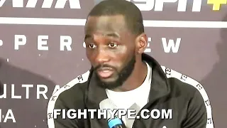 TERENCE CRAWFORD TELLS ERROL SPENCE "I DON'T NEED HIM"; REACTS TO HIM WATCHING PORTER KNOCKOUT