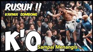 KARMA DUA PETARUNG SOMBONG 🥊🥊 BERAHIR MENGALAMI K'O..