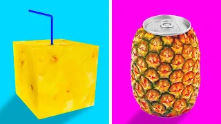 20 YUMMY HACKS WITH PINEAPPLE AND WATERMELON || 5-Minute Healthy Recipes With Fruits!