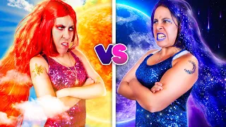 Our Sisters HATE each other! - Day girl VS Night girl