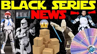 FINALLY! Star Wars Black Series News! Rerelease! Massive Haul! Wheel of Rebo! - Lazy Sunday LIVE!