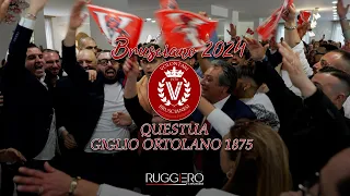 BRUSCIANO 2024 - QUESTUA GIGLIO ORTOLANO 1875 VOLONTARI BRUSCIANESI ⚪️ ✌🏻 🔴