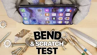 iPhone X BEND & Scratch Test!