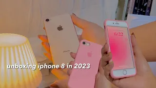 unboxing iphone 8  in 2023 ✨ philippines // kym