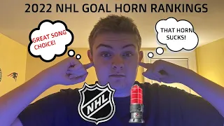2021-2022 NHL Goal Horn Ranking!!