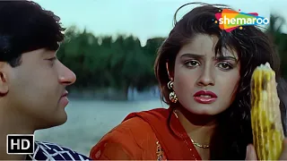 तुम मुझे सिर्फ ये भुट्टा खिलाओगे - Gair (1999) - Part 2 - Ajay Devgn, Raveena Tandon - HD