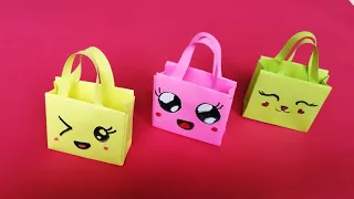 Origami Çanta Yapımı 🛍️ | Kağıttan Hediyelik Çanta nasıl yapılır 👜