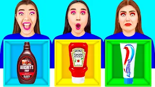 Choose The Right Sauce Challenge #1 | Weird Food Combinations by CRAFTooNS Challenge