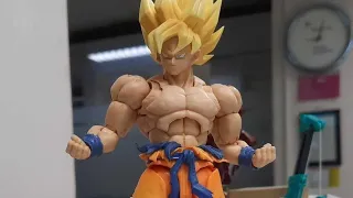 SHF Legendary Saiyan Goku Neck and Ab Joint Custom Mod