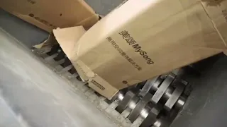 Cardboard box carton box shredder