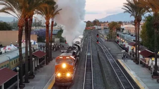 3751 steam train in Fullerton!