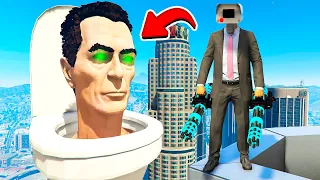 КАМЕРАМЕН НАШЁЛ ГИГАНТСКИЙ СКИБИДИ ТУАЛЕТ в ГТА 5 МОДЫ! SKIBIDI TOILET ОБЗОР МОДА в GTA 5 ВИДЕО