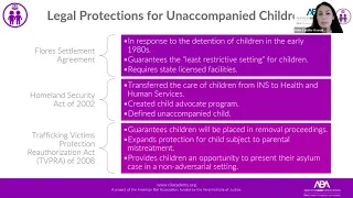 Introduction to Unaccompanied Children and Special Immigrant Juvenile Status