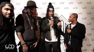 Les Twins w/ Fik-Shun at the #WODAwards '15 Red Carpet