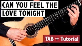 Can You Feel the Love Tonight (Guitar Lesson + TAB)