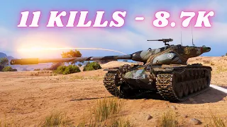 T57 Heavy Tank  11 Kills 8.7K Damage World of Tanks Replays