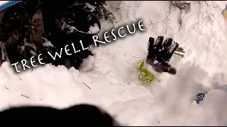 TREE WELL RESCUE AT ALPENTAL WA.