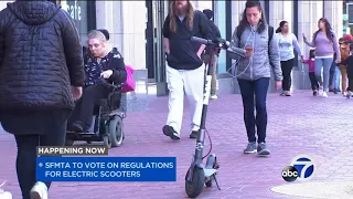SFMTA votes in favor of pilot program for dockless scooters