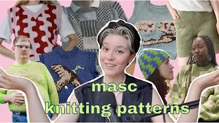 Masculine Knitting Pattern Inspiration | 20+ trendy knitting patterns