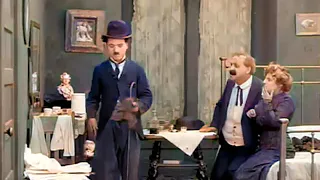 Charlie Chaplin - A Busy Day (Laurel & Hardy) Colorization