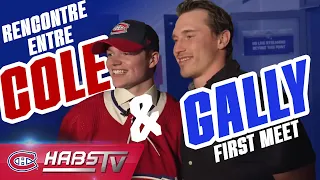 Cole Caufield excited to meet Brendan Gallagher at the NHL Draft