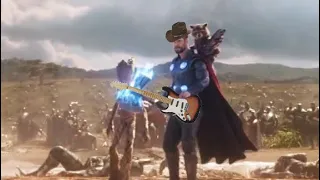 Thor's Entrance in Wakanda but it's set to "Freebird" by Lynyrd Skynyrd