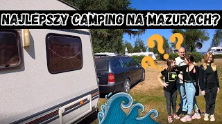 Vlog #13 MAZURY - ŚNIARDWY droga przyczepą kempingową na CAMPING ECHO Największe Polskie Jezioro