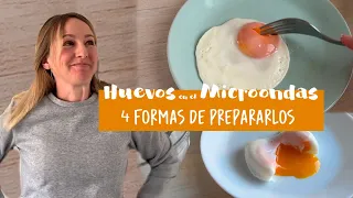 Cómo cocinar huevos en el microondas de 4 formas diferentes