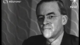 World War II: Sir Stafford Cripps tells of bravery and determination of Russian people (1942)